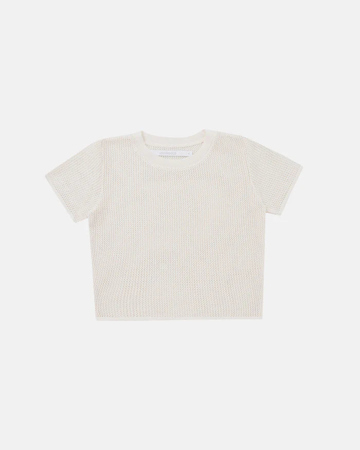 Undergold Basics Knit Baby Tee Cream