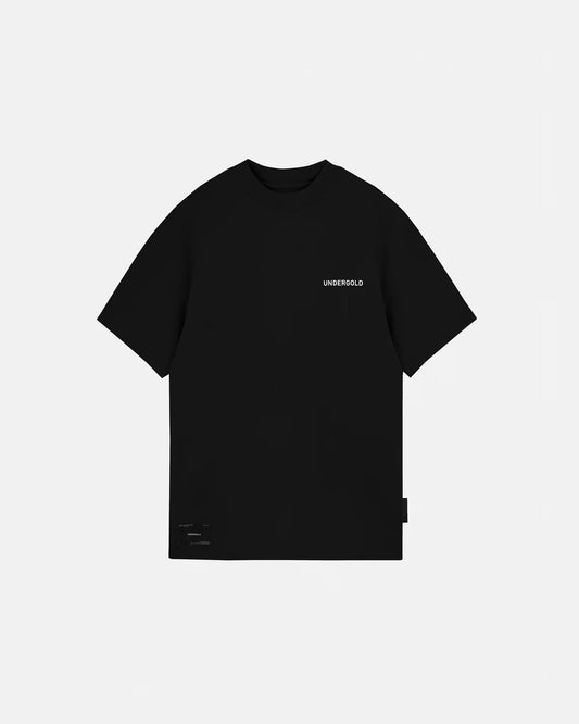 Undergold Basics Tiny Logo Regular Fit T-shirt Black