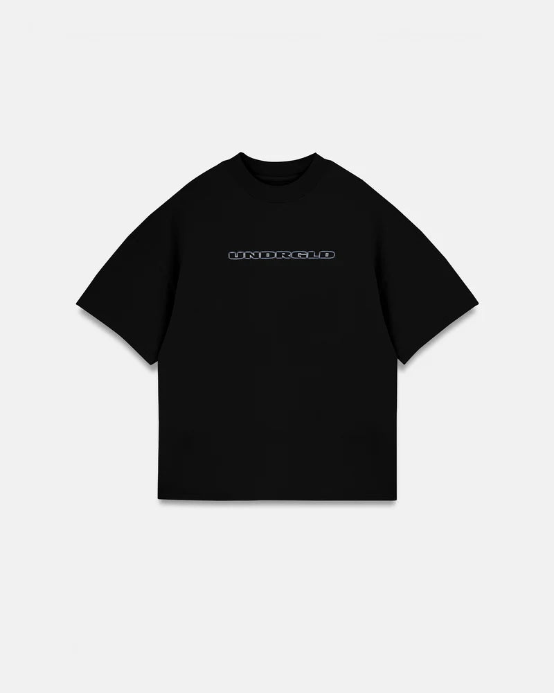 Undergold Holy State Head Noise Boxy Fit Tshirt Black