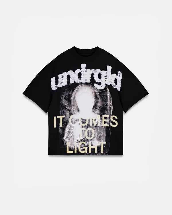 Undergold Revelation Iluminare Boxy Fit Tshirt Black