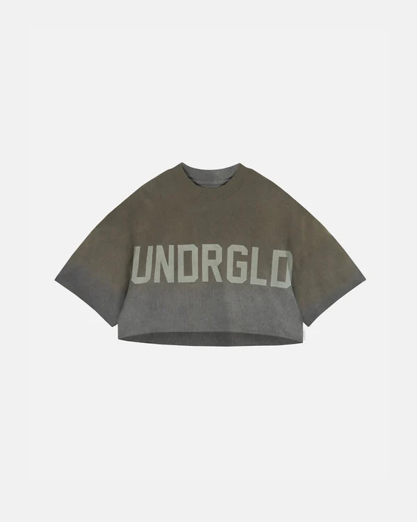 Undergold echoes undrgld crop top faded olive