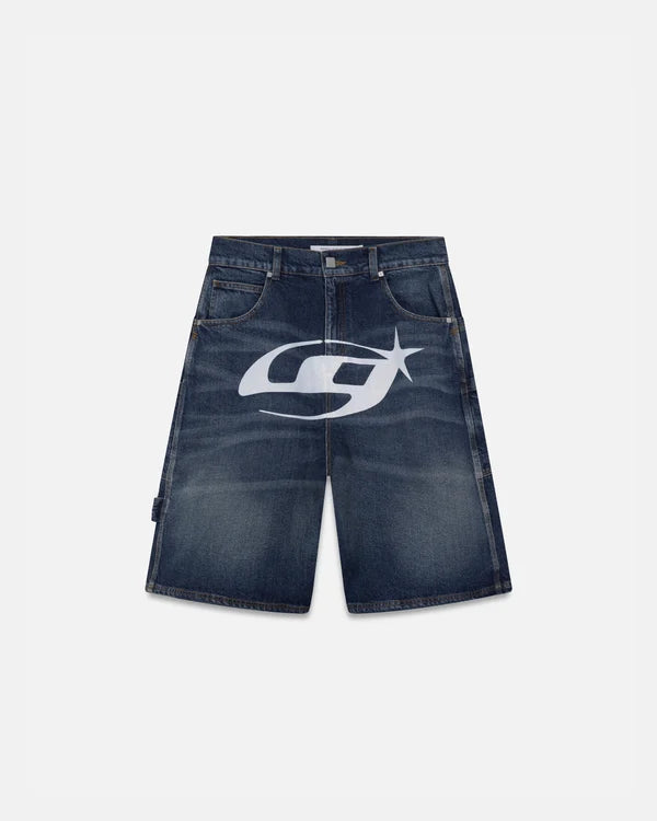 Undergold Act 1 UG Star Denim Jorts Medium Blue