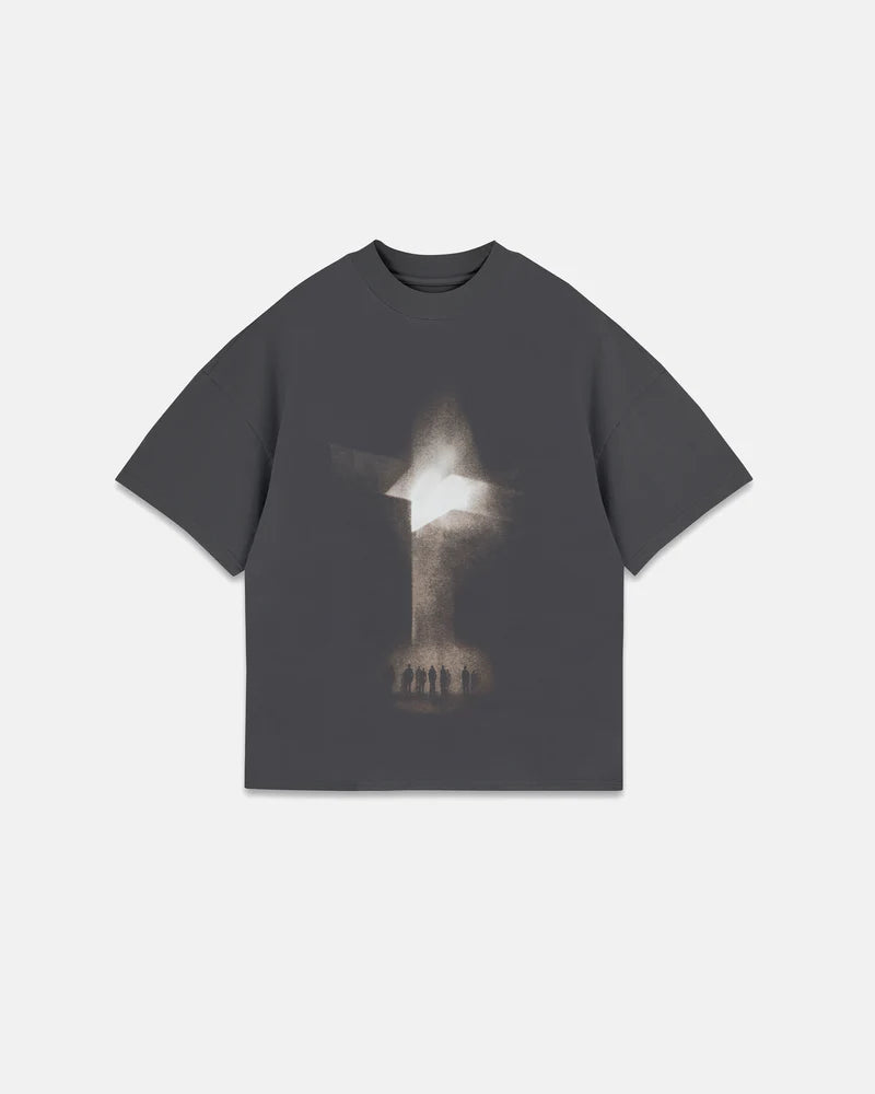 Undergold 94' Crosslight Boxy Fit Tshirt Vintage Gray
