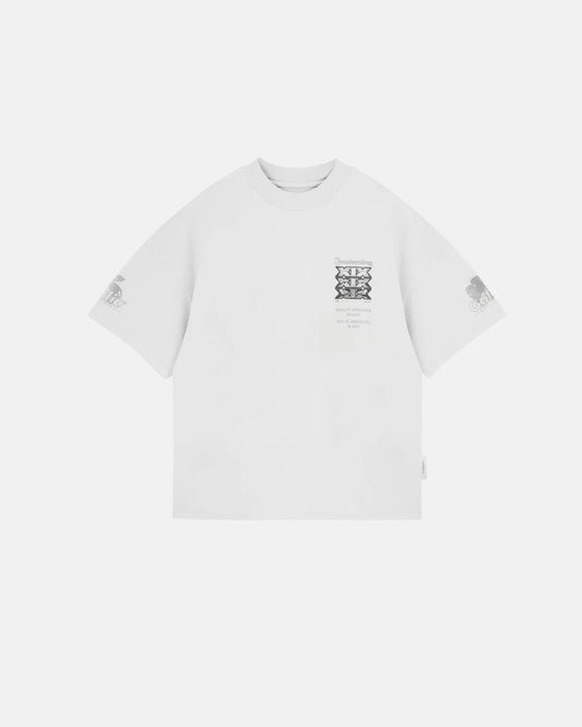 Undergold Agnus Dei Awakening Boxy Fit Tshirt White
