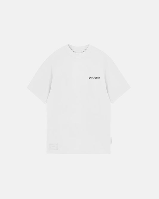 Undergold Basics Tiny Logo Regular Fit Tshirt White