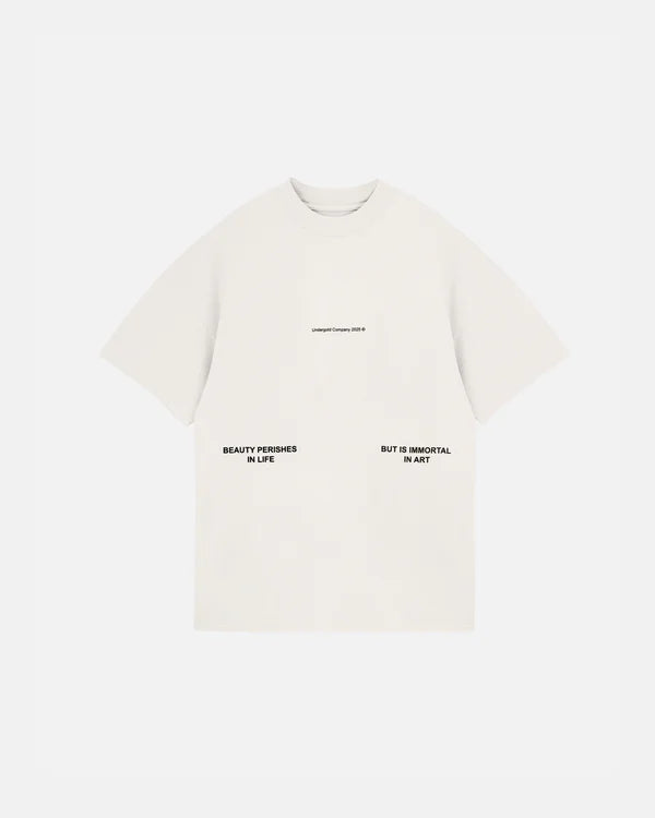 Undergold echoes beauty tshirt white