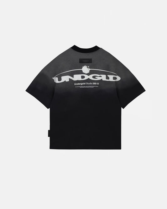 Undergold Helios Dazzled Boxy Fit Tshirt Faded Black