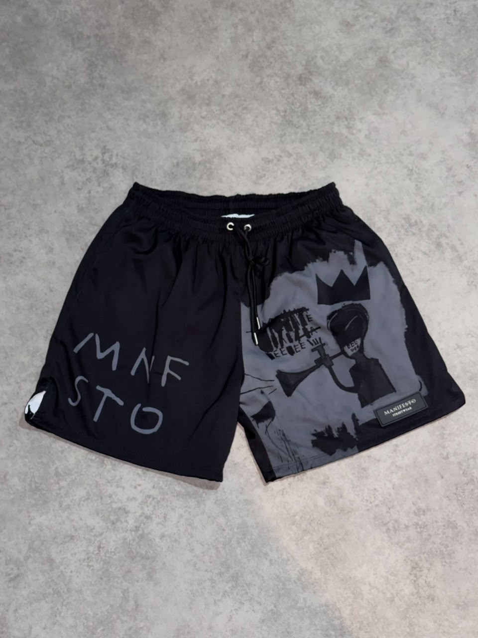 Manifesto Short Basquiat