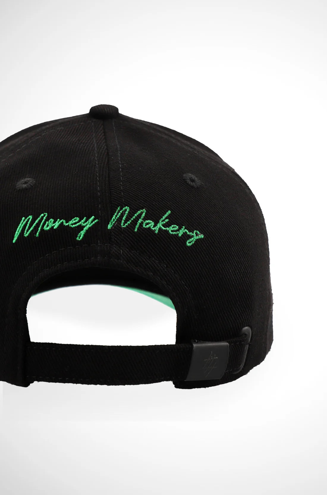 Money Makers Gorra negra - verde Cap colors