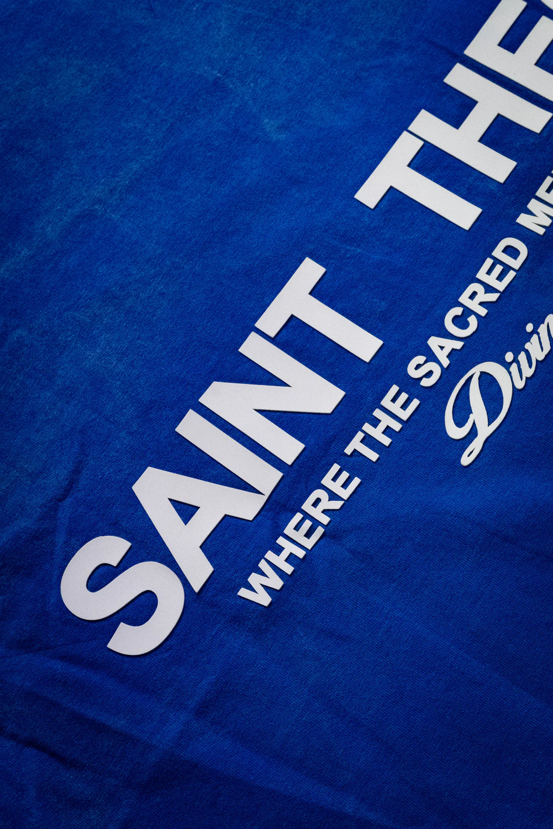 Saint theory hilos divinos azul desvanecido blanco