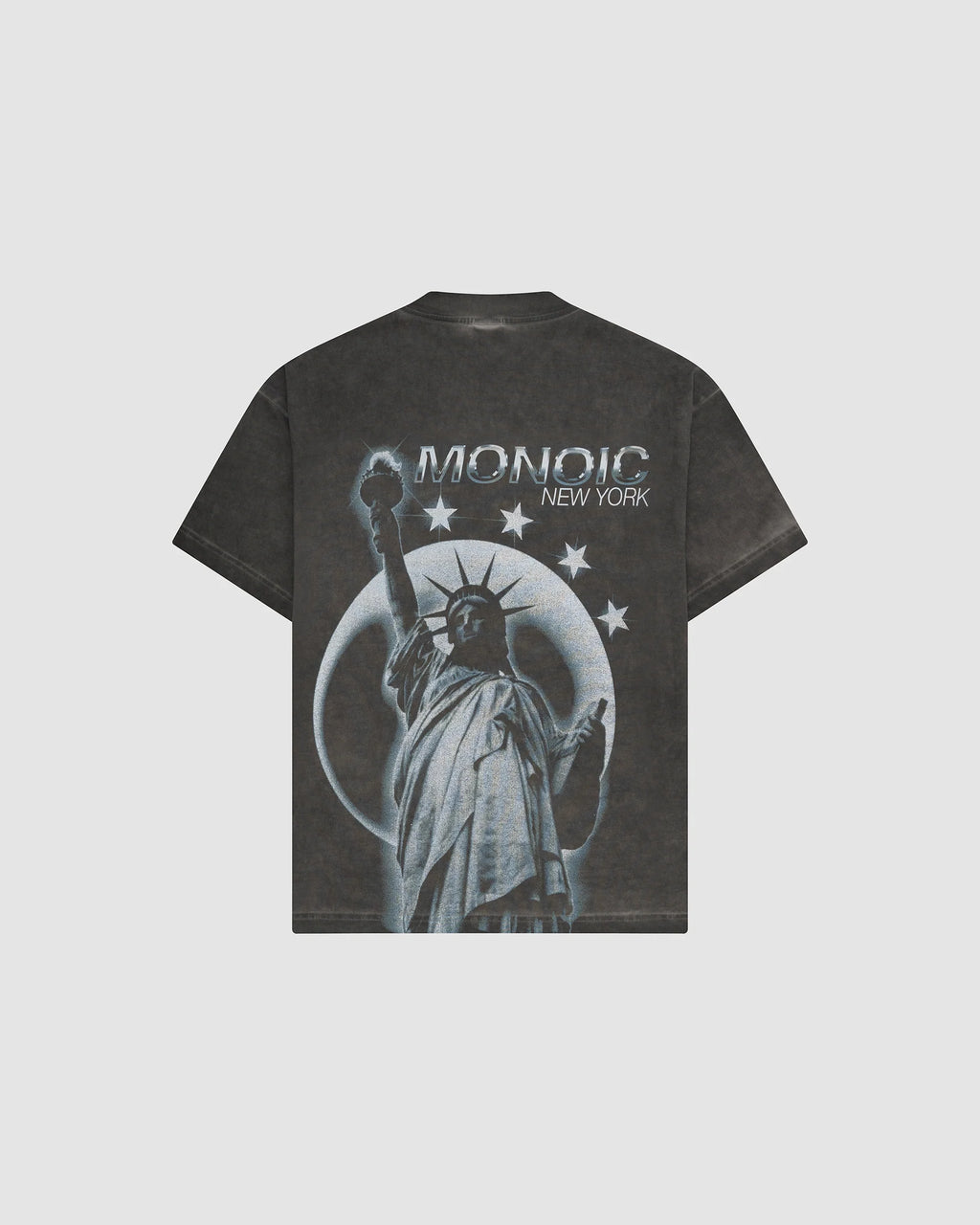 Monoic Camiseta Liberty - Gris Desgastado