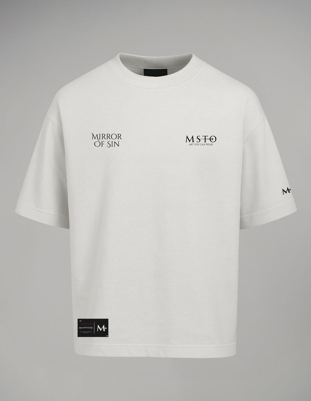 Manifesto Camiseta oversize básica mof cruda