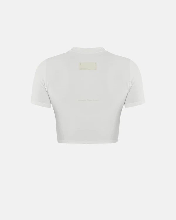 Undergold Capsule Blessed Are You Baby Tee White