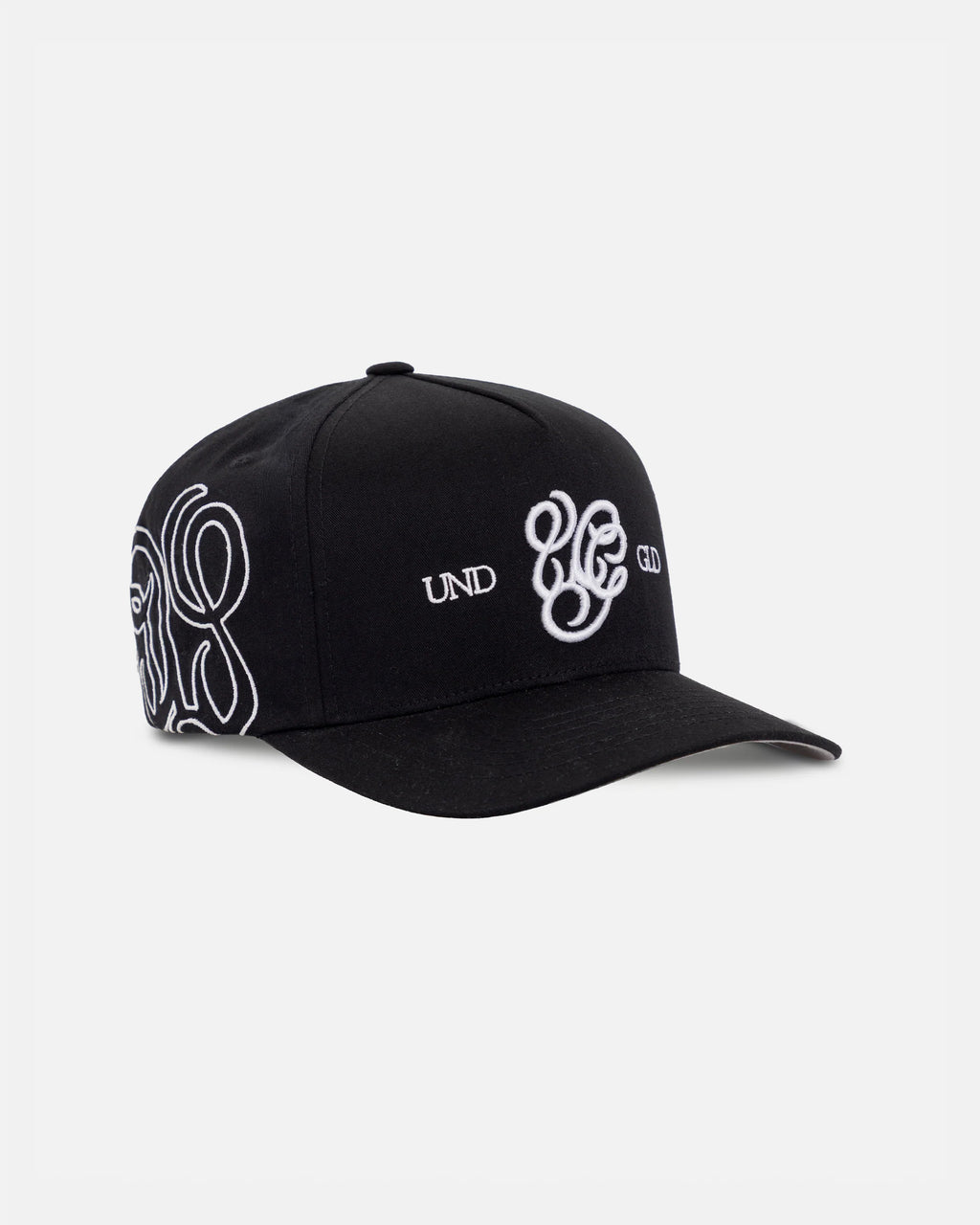 Undergold Basics UG Monogram High Crown Cap Black