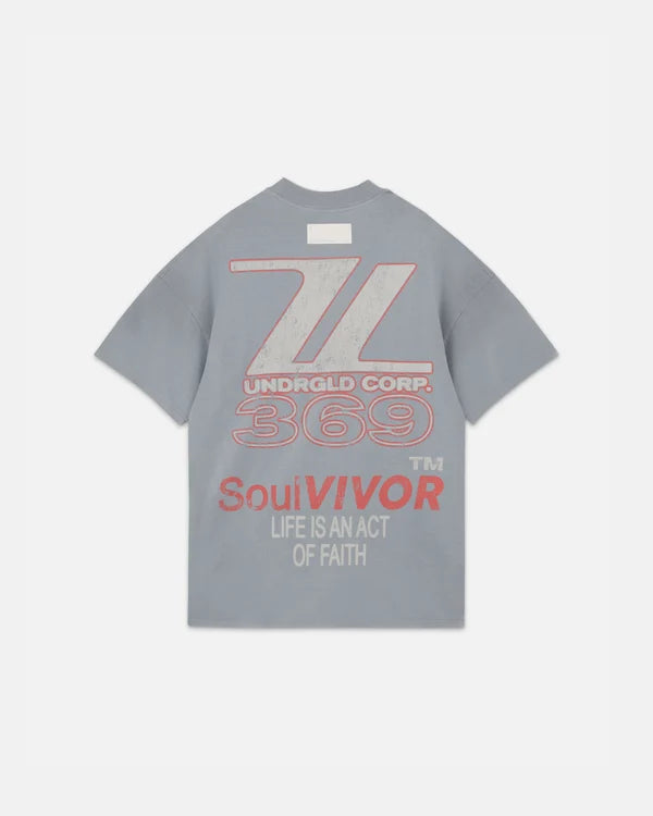 Undergold Act 1 Racer Tshirt Light Gray