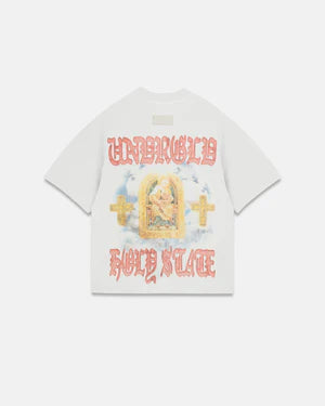 Undergold Holy State The Savior Boxy Fit Tshirt White