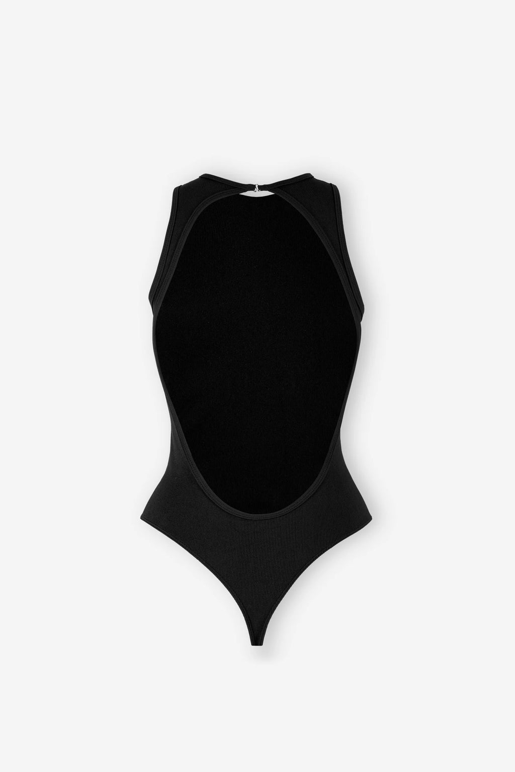 Blow up Sleeveless Bodysuit Black
