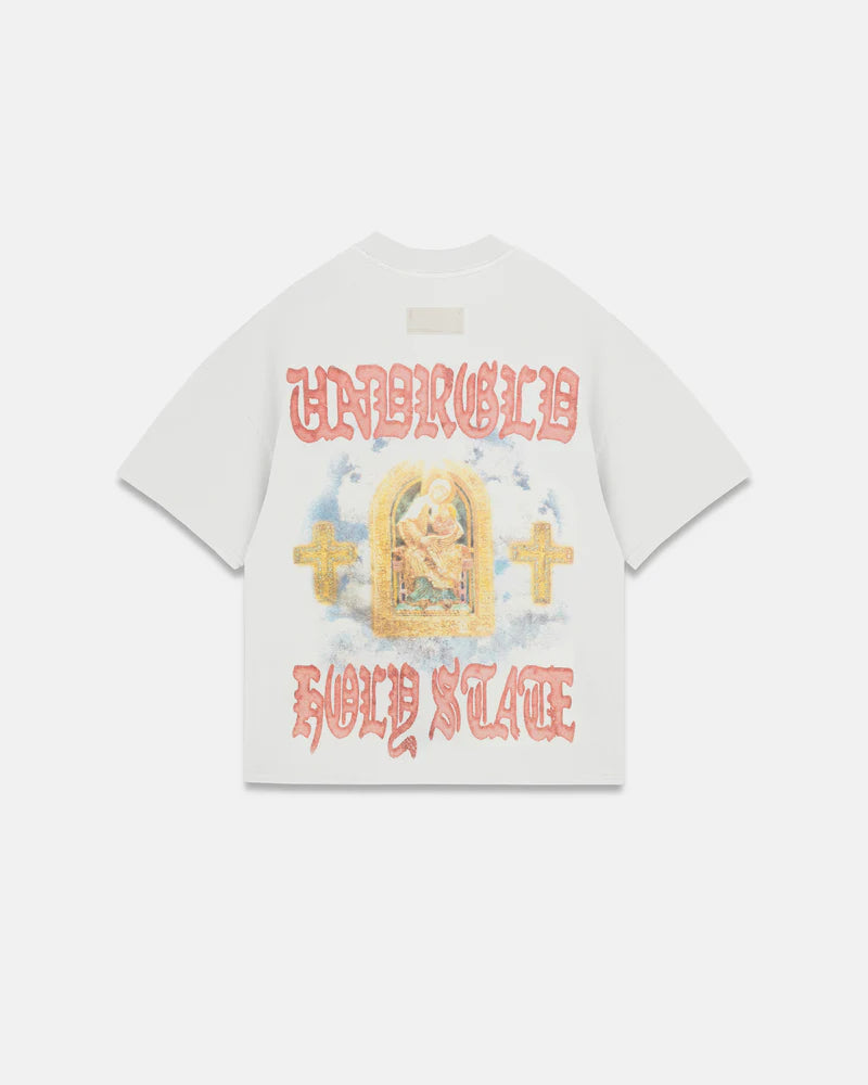 Undergold Holy State The Savior Boxy Fit Tshirt White