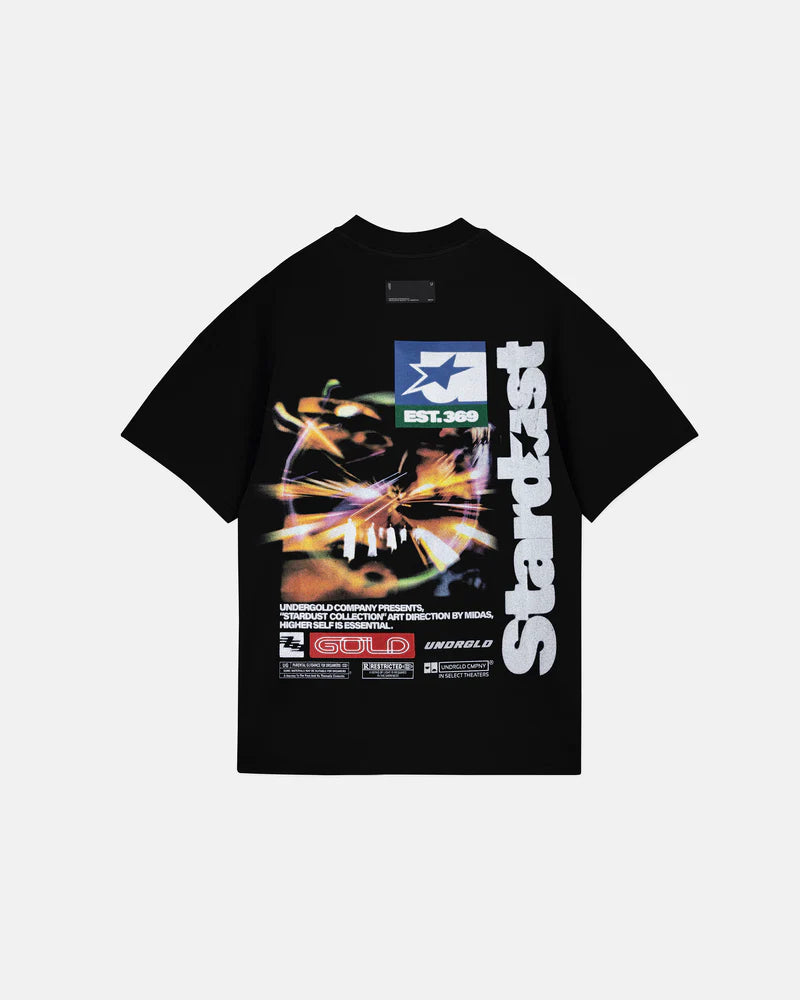 Undergold Stardust Night Drive Tshirt Black