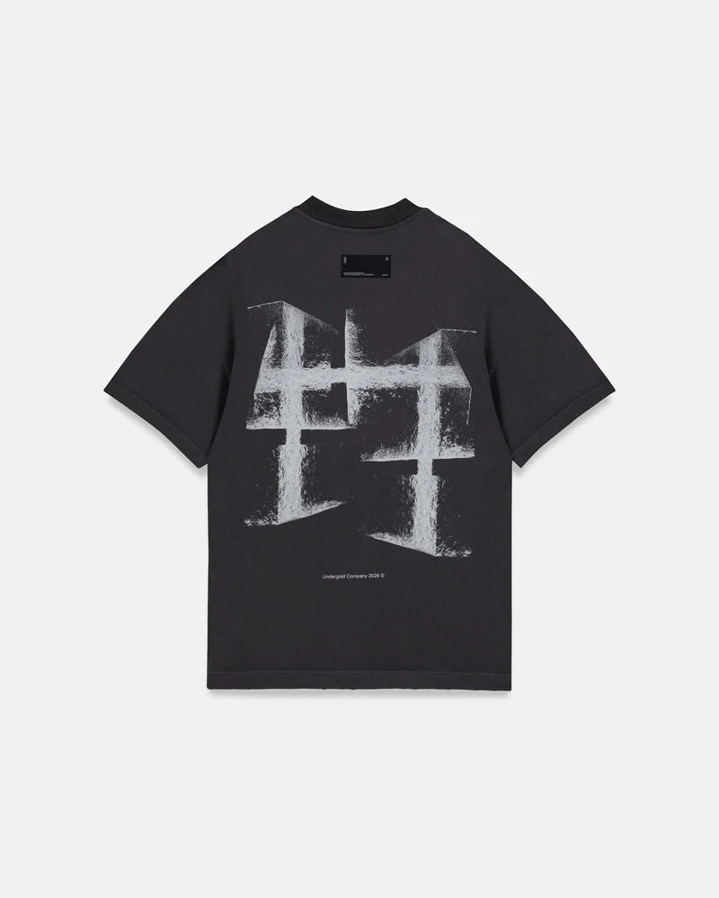 Undergold Holy State Inner Structure Tshirt Vintage Gray
