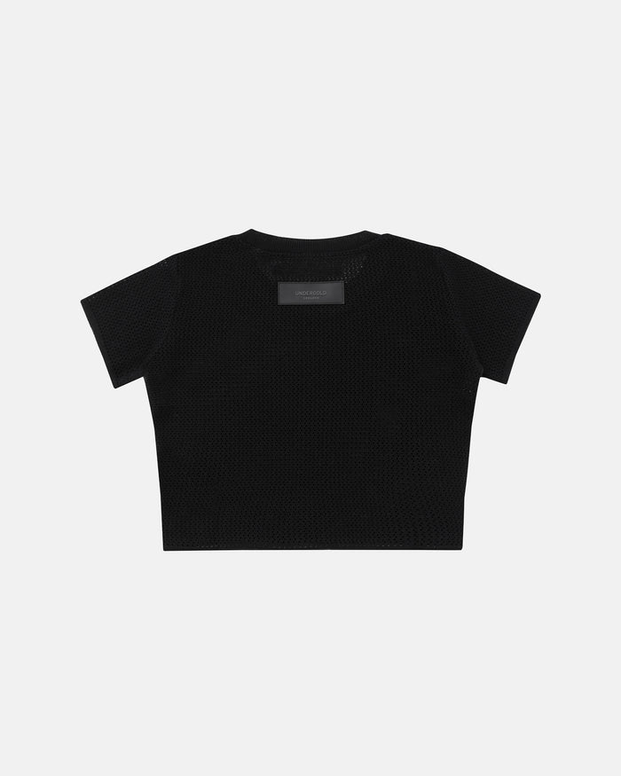 Undergold Basics Knit Baby Tee Black