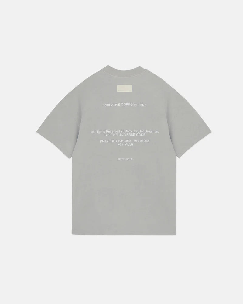 Undergold Tshirt Golden Heritage Undrgld Light Gray