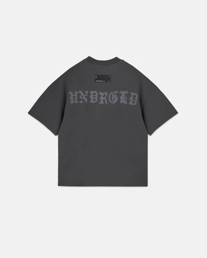 Undergold 94' Crosslight Boxy Fit Tshirt Vintage Gray