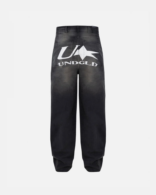 Undergold Agnus Dei U Star Wide Jean Dirty Black