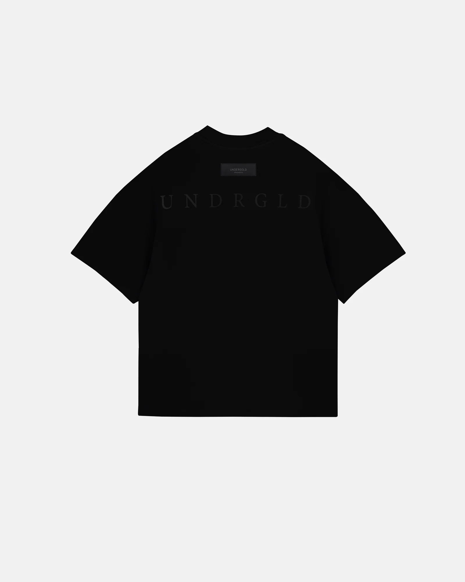 Undergold The Path Monogram Boxy Fit Tshirt Black