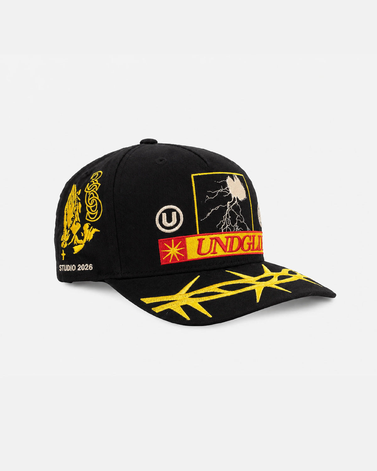 Undergold Basics Storm High Crown Cap Black