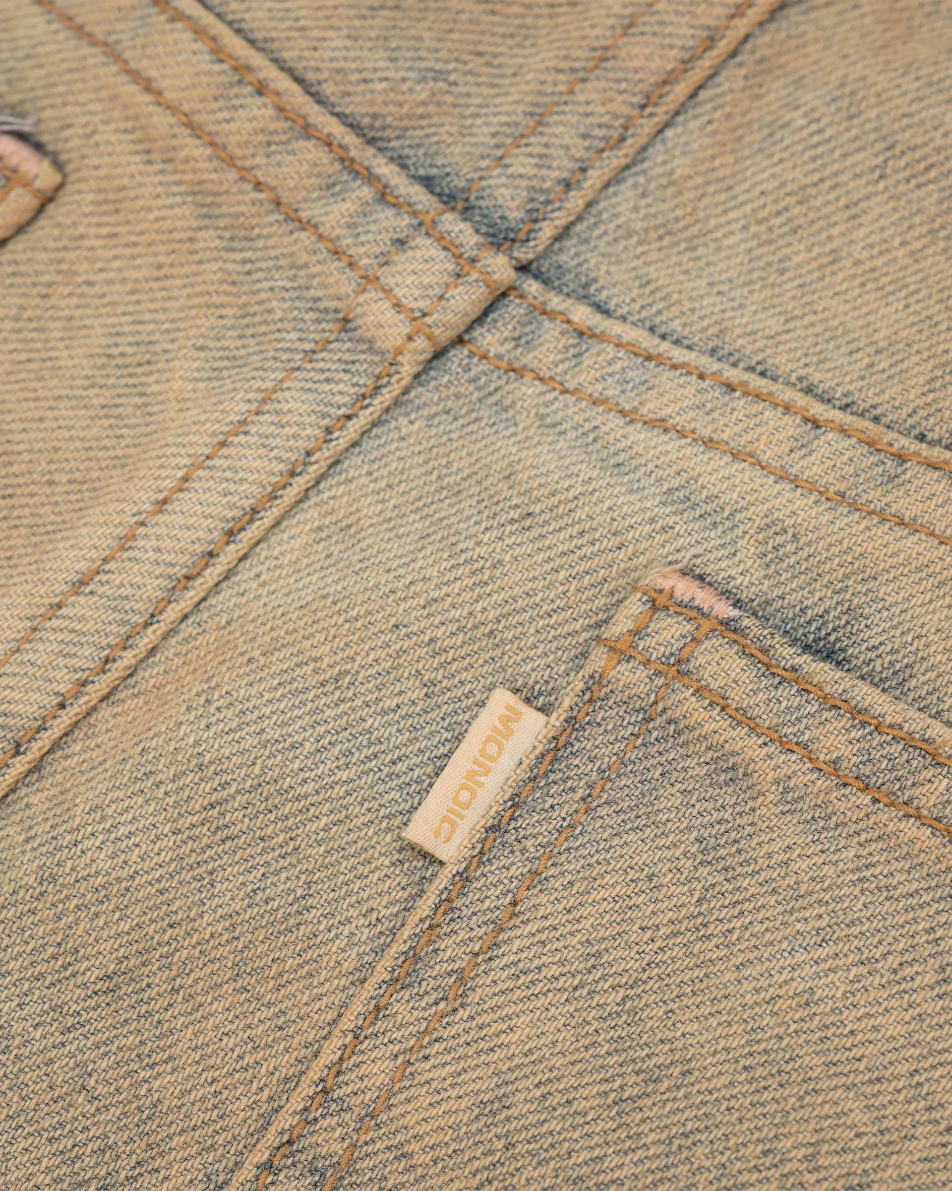 Monoic Wide Fit Jean - Rusty