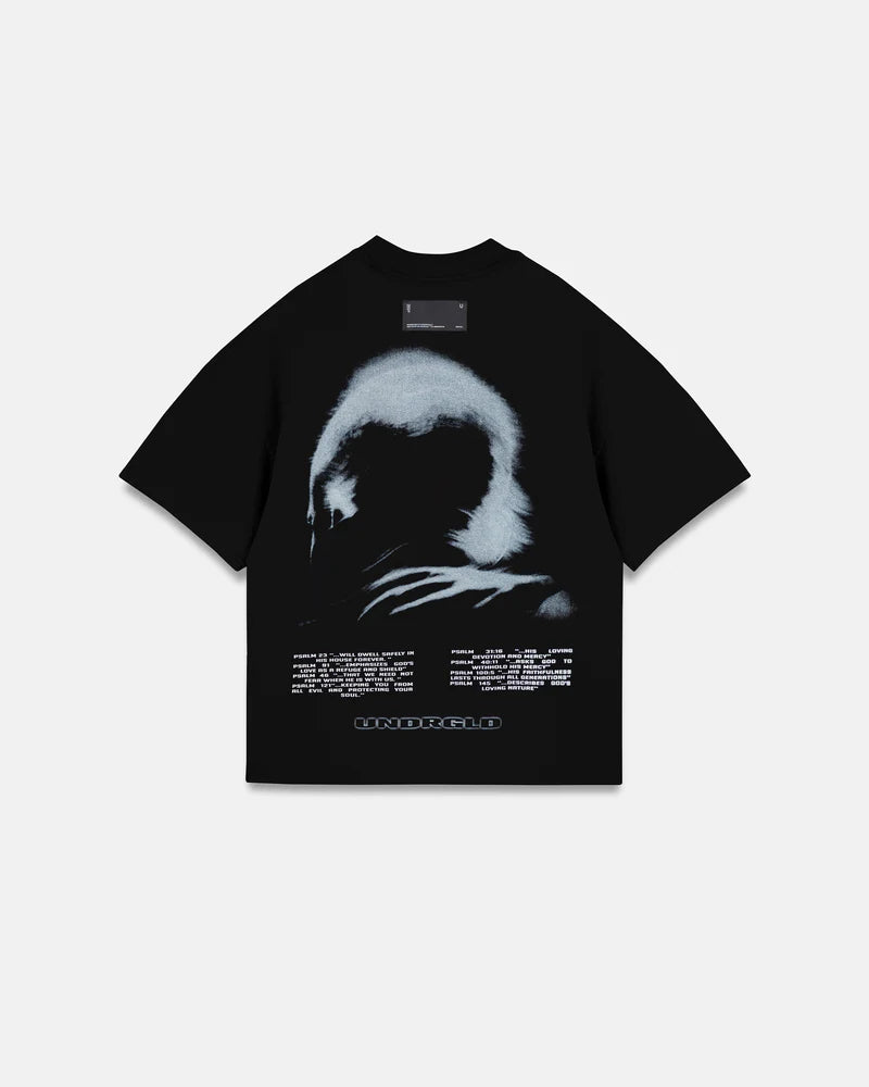 Undergold Holy State Head Noise Boxy Fit Tshirt Black
