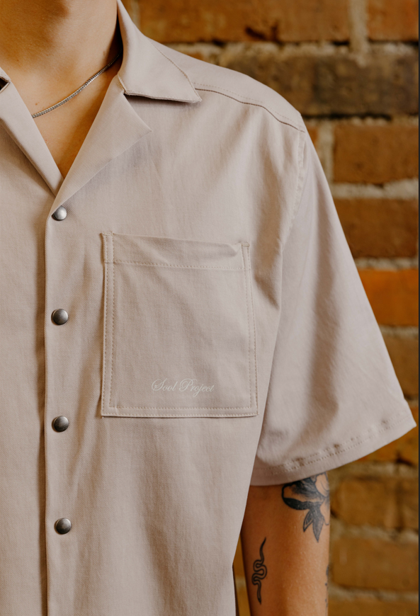 Sool Venecia 023 shirt taupe