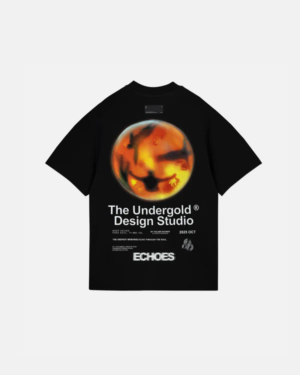 Undergold echoes amplitude tshirt black