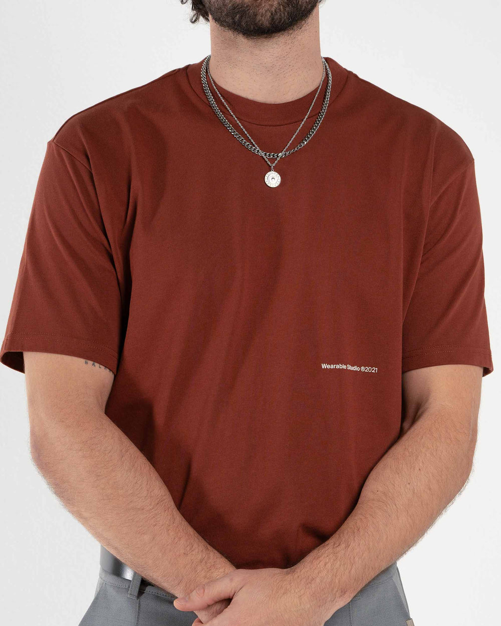 Birmano b signature brick red t-shirt