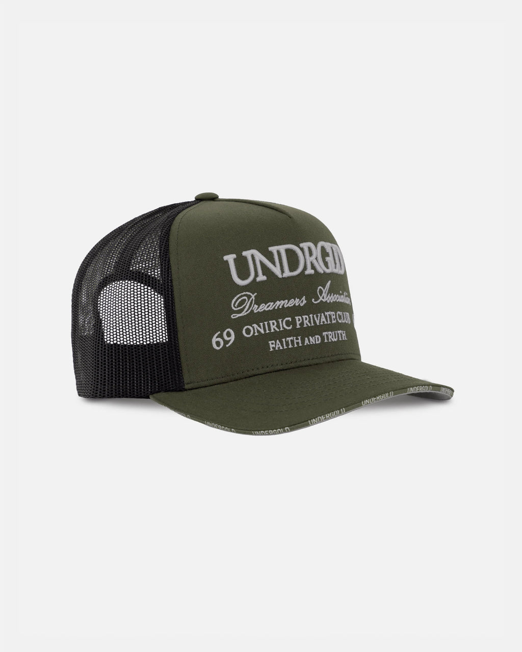 Undergold Basics UNDRGLD Trucker Cap Khaki Green