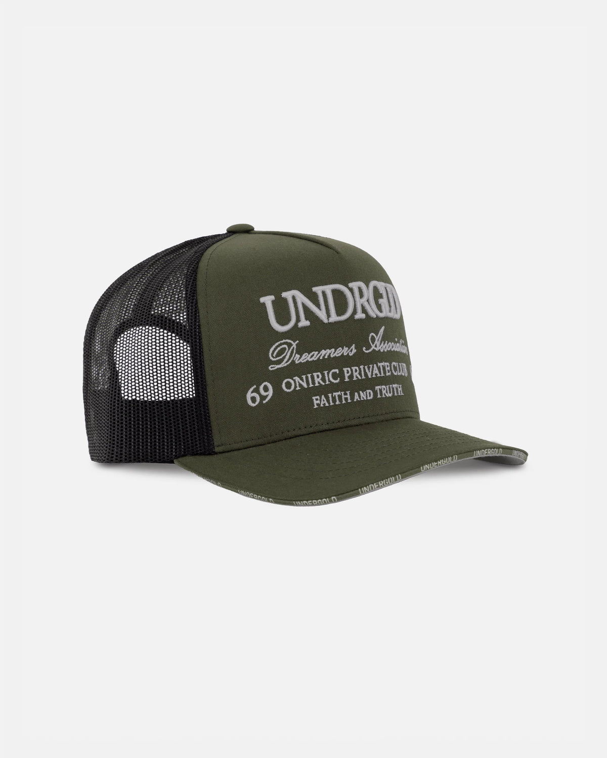 Undergold Basics UNDRGLD Trucker Cap Khaki Green