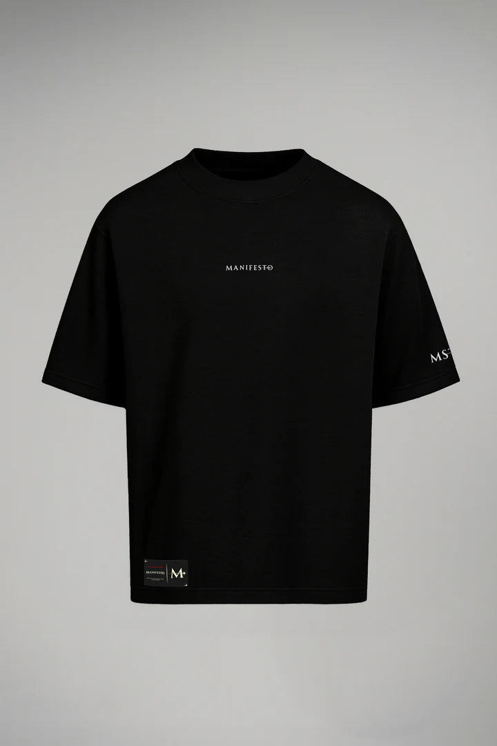 Manifesto camiseta oversize romanticismo negra