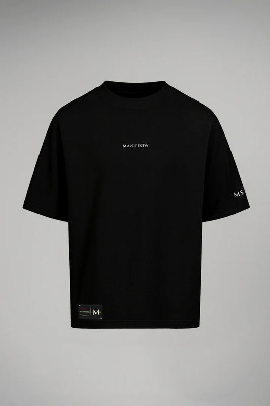 Manifesto camiseta oversize romanticismo negra