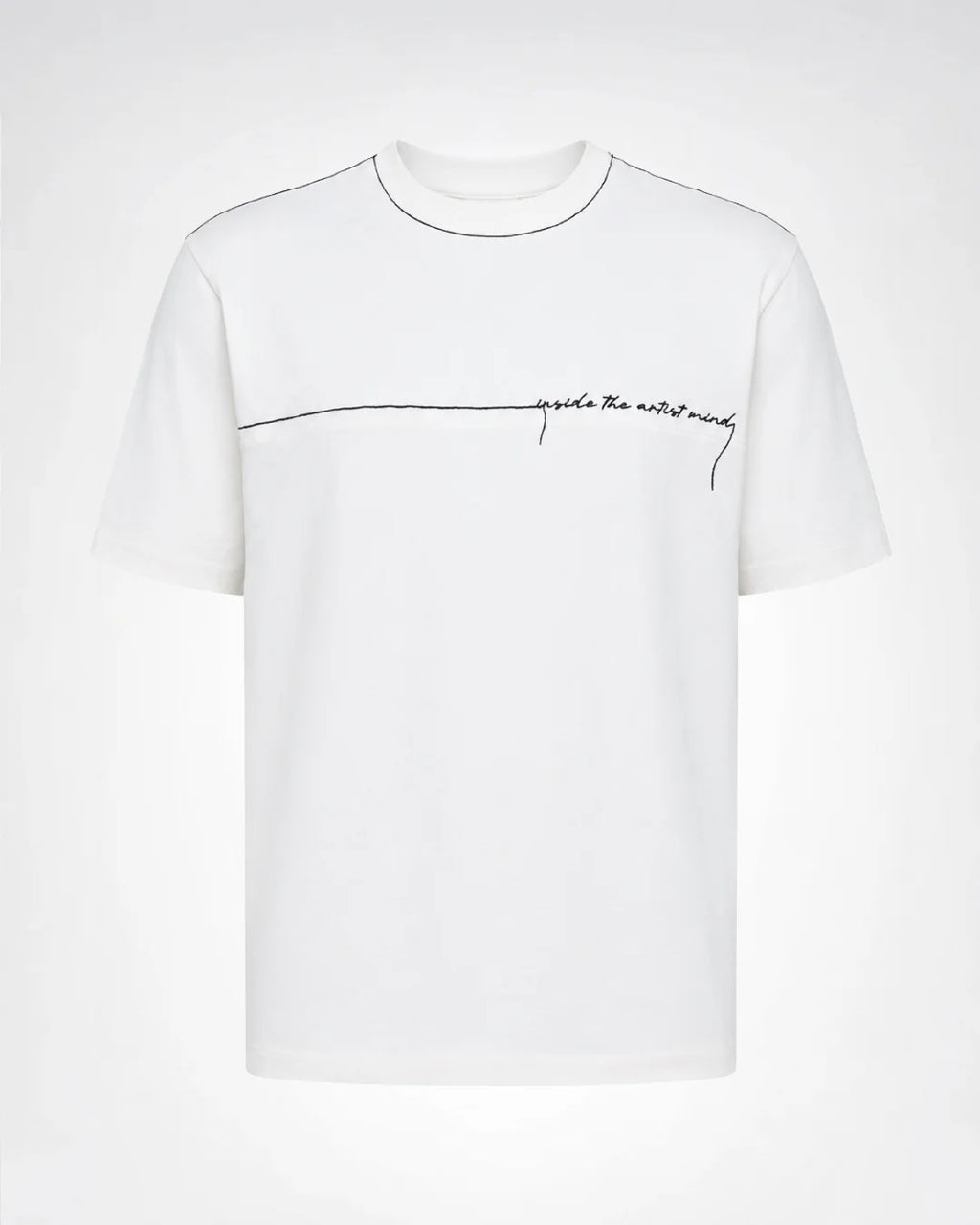 Artdist Stroke Ivory Regular Fit T-Shirt