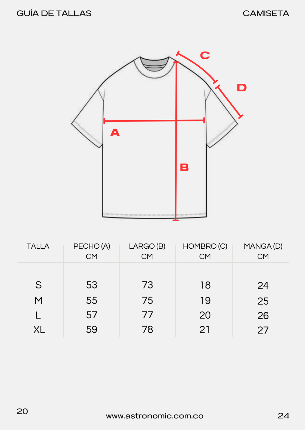 Astronomic Camiseta Cala - Blanco