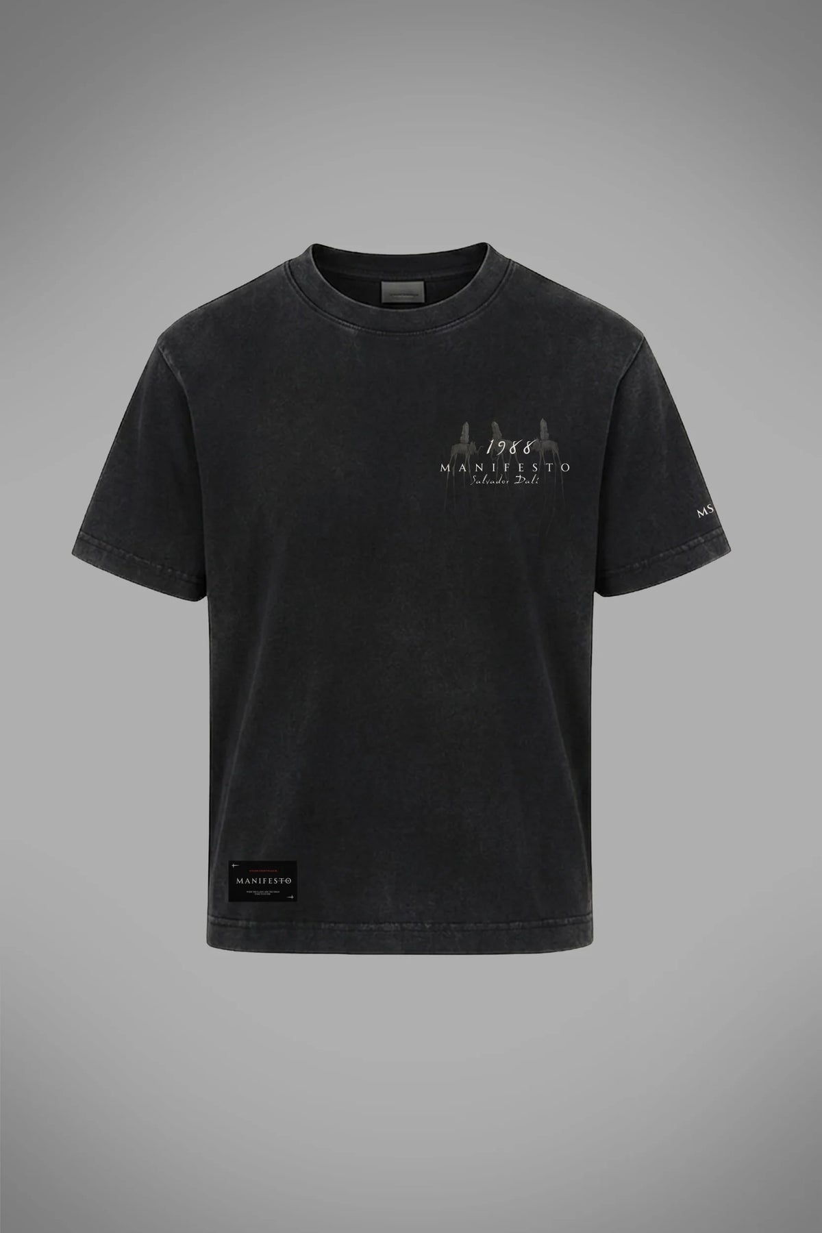 Manifesto Camiseta Regular Elefantes Dalí Old Wash