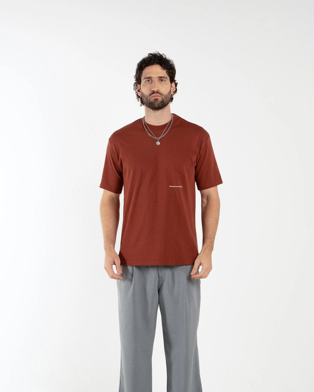 Birmano b signature brick red t-shirt
