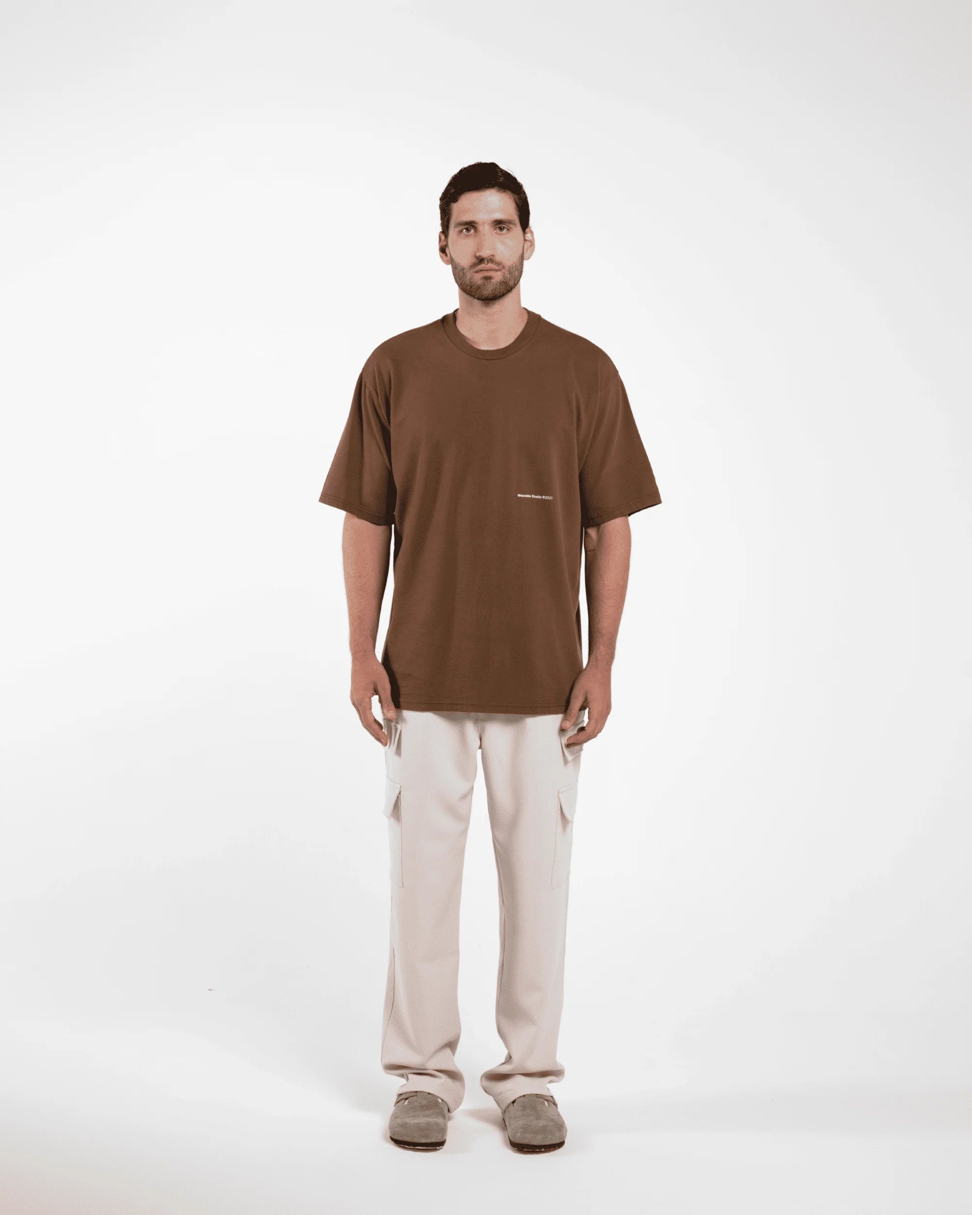 Birmano b signature brown t-shirt