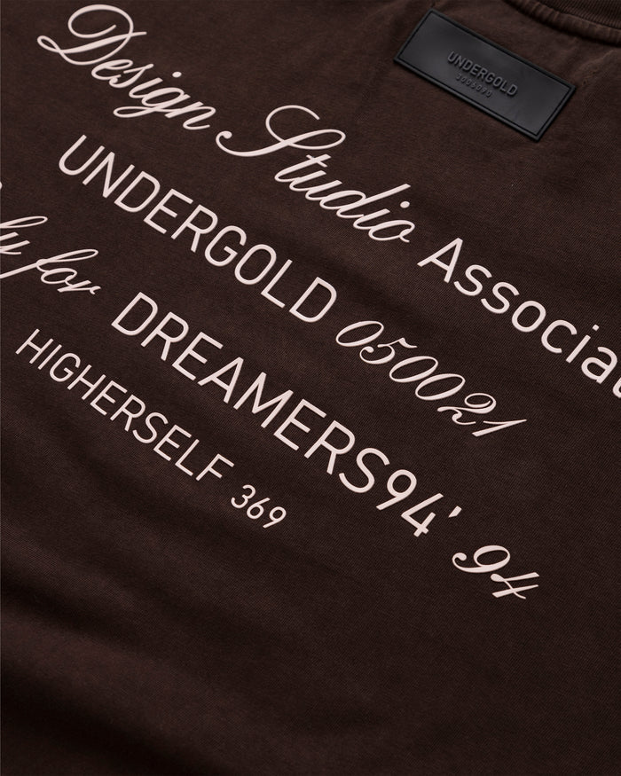 Undergold Dreamers Basic T-shirt Brown