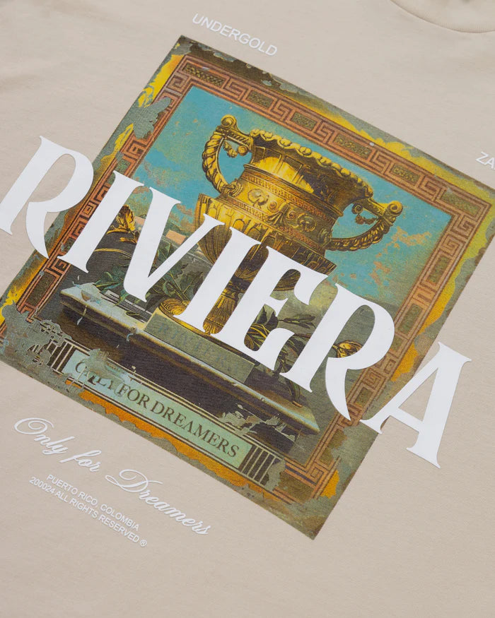 Undergold Riviera Trophie T-shirt Cream