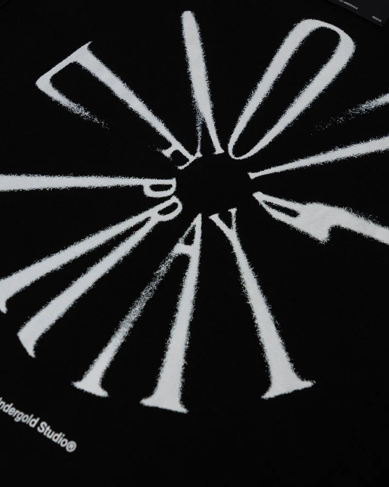 Undergold Spring Pray 4 Love Boxy Fit Tshirt Black