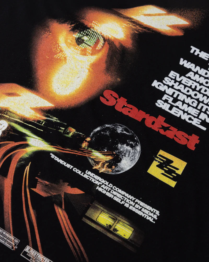 Undergold Stardust Night Drive Tshirt Black