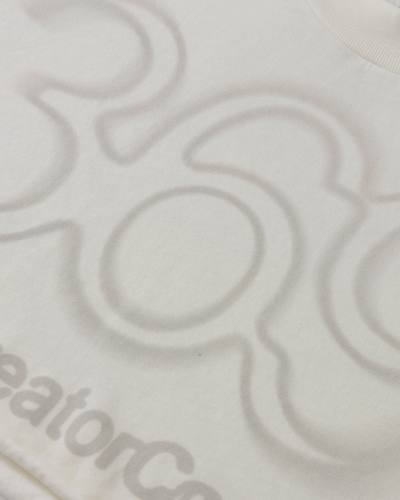 Undergold Stardust Code Crop Top White