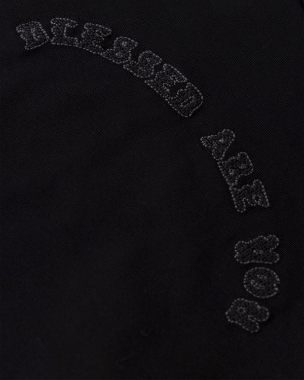 Undergold Capsule Blessed Are You Baby Tee Black